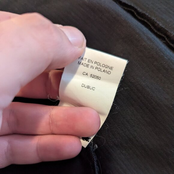 PHILIPPE DUBUC - Waxed cotton biker jacket - Sz 42 - Picture 10 of 11